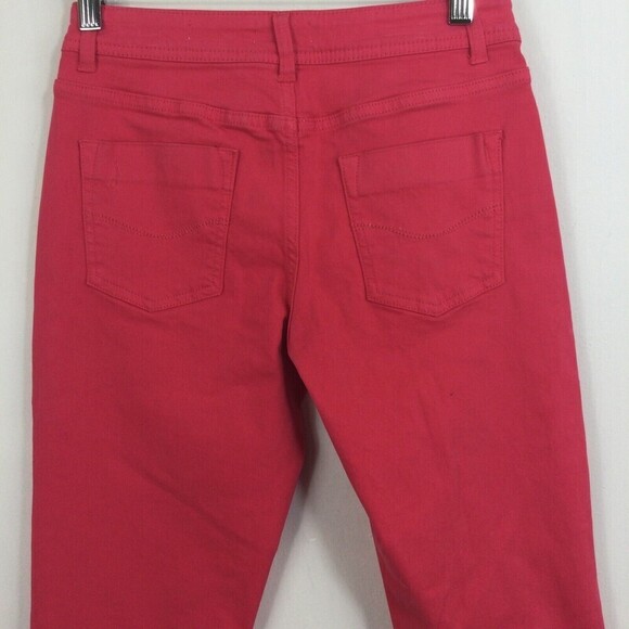 Joules Womens Monroe Super Skinny Stretch Denim Jeans Raspberry Pink Size 4 NWT - Picture 3 of 7